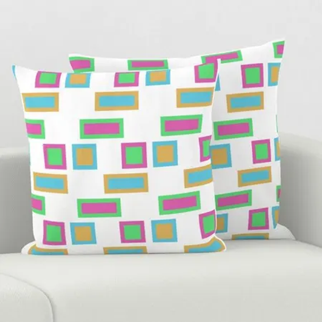 Layered frames cushion cover