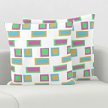 Layered frames cushion cover