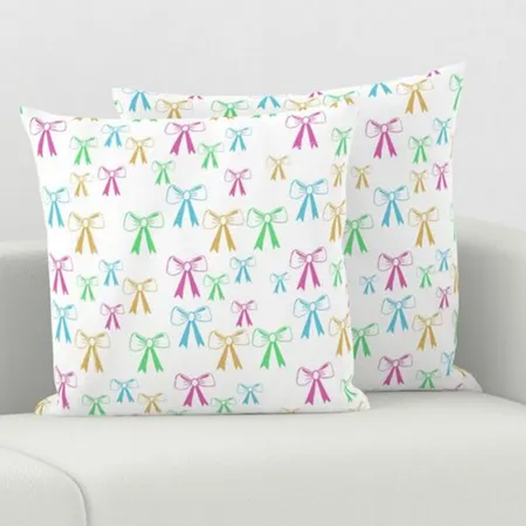 Ribbon Decal cushion cover