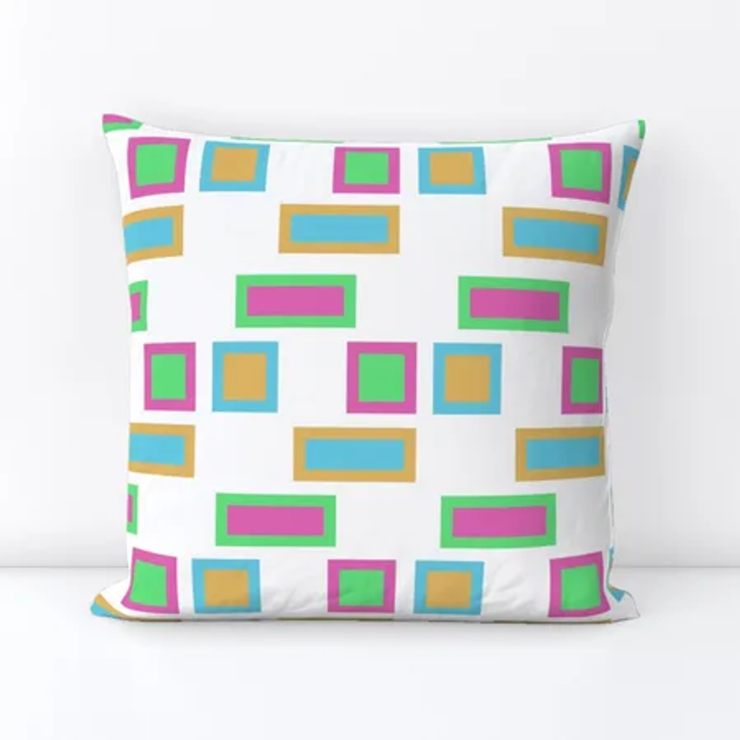Layered frames cushion cover